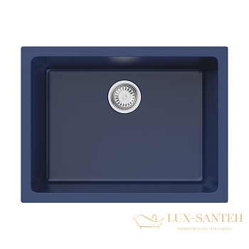 кухонная мойка omoikiri okinoshima 61-u/i-ib 4993049 natceramic, темно-синий матовый